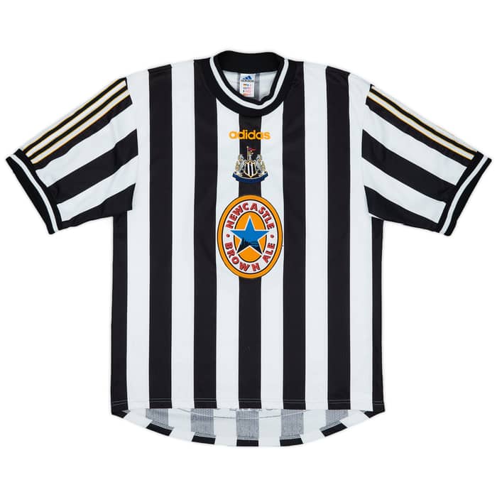 1997-99 Newcastle Home Shirt Shearer #9 - 7/10 - (L)