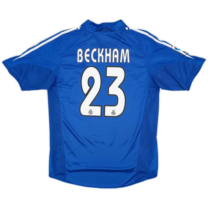 2004-05 Real Madrid Third Shirt Beckham #23 - 6/10 - (S)