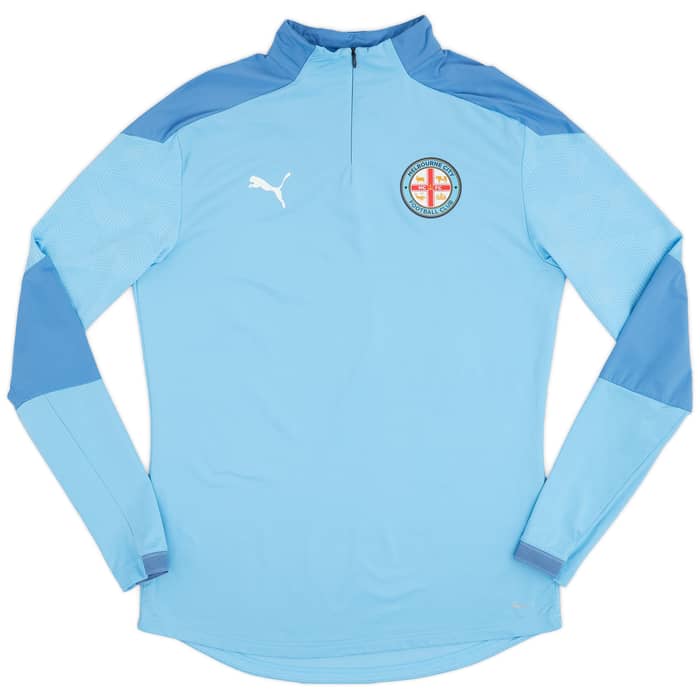 2021-22 Melbourne City Puma 1/4 Zip Training Top - 5/10
