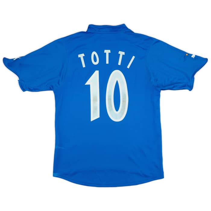 2003-04 Italy Home Shirt Totti #10 - 4/10 - (L)