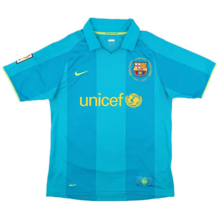 2007-09 Barcelona Away Shirt Messi #19 - 7/10 - (M)