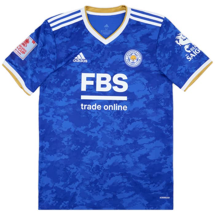 2021-22 Leicester Match Issue FA Cup Home Shirt Daley-Campbell #38