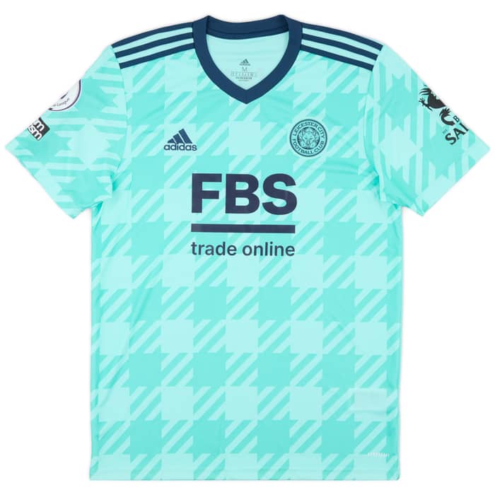2021-22 Leicester Match Issue Away Shirt Evans #6