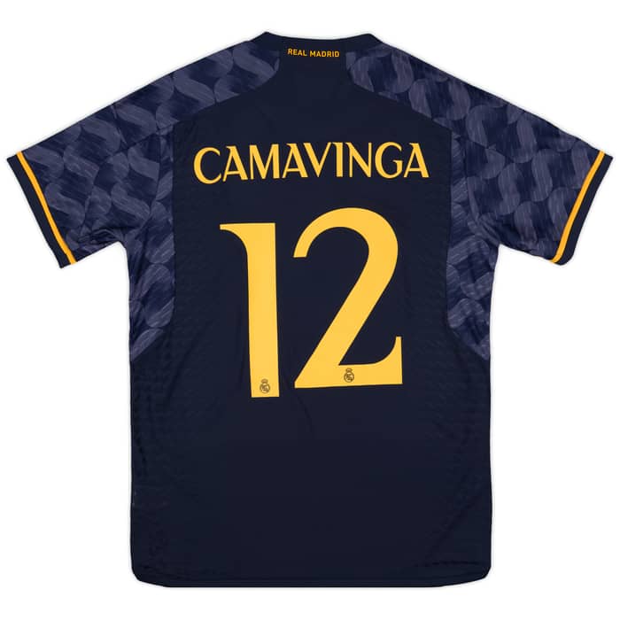 2023-24 Real Madrid Authentic Away CL Shirt Camavinga #12 - 9/10 - (L)