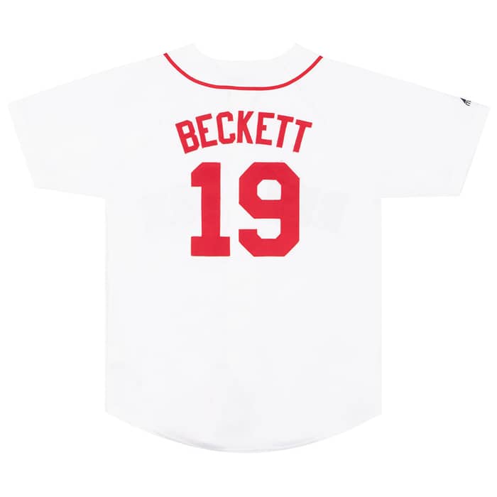 2006-08 Boston Red Sox Beckett #19 Majestic Jersey (Home) Y