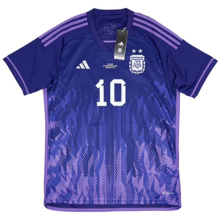 2022-23 Argentina Away 'vs Poland' Shirt Messi #10