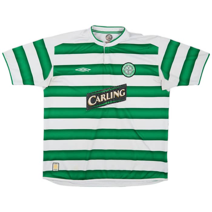 2003-04 Celtic Home Shirt Larsson #7 - 5/10 - (XL)
