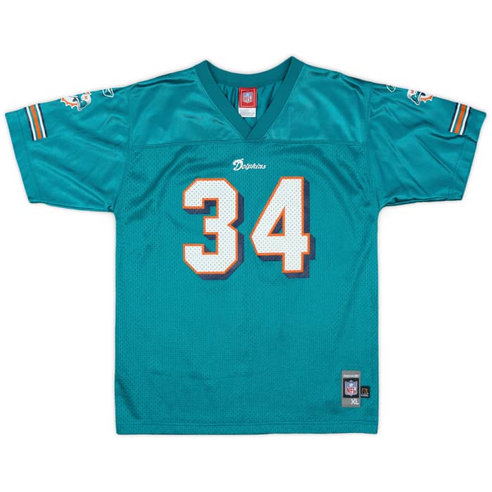 2005 Miami Dolphins R.Williams #34 Reebok Replica Home Jersey - 9/10 - (XL.Boys)