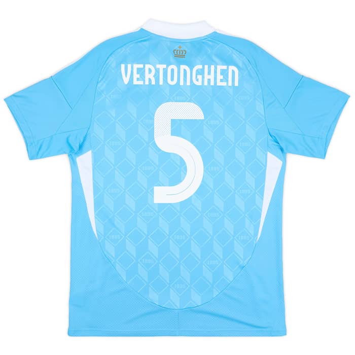 2024-25 Belgium Away Shirt Vertonghen #5