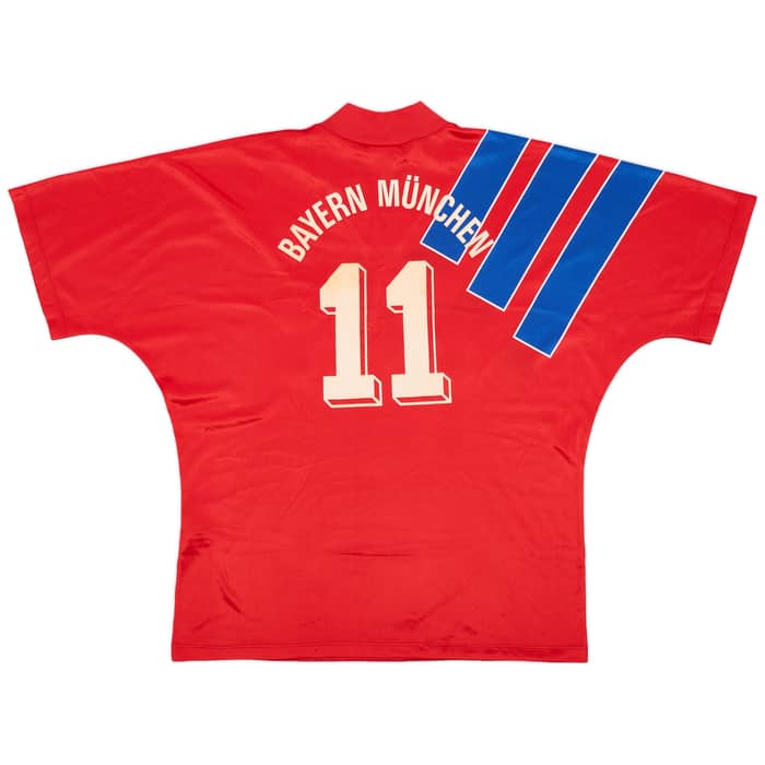 1991-93 Bayern Munich Home Shirt #11 - 6/10 - (L)