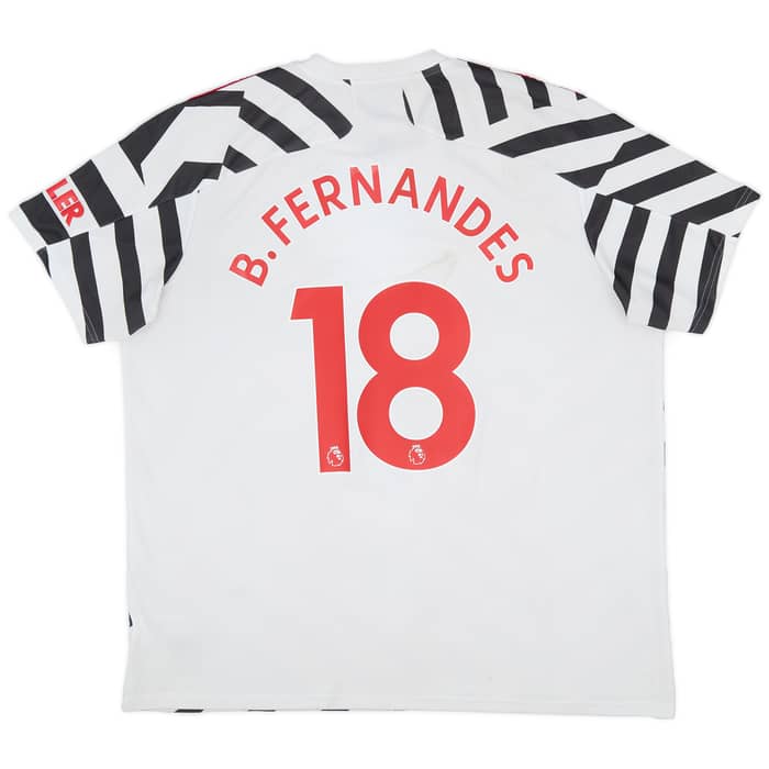 2020-21 Manchester United Third Shirt B.Fernandes #18 - 5/10 - (XXL)