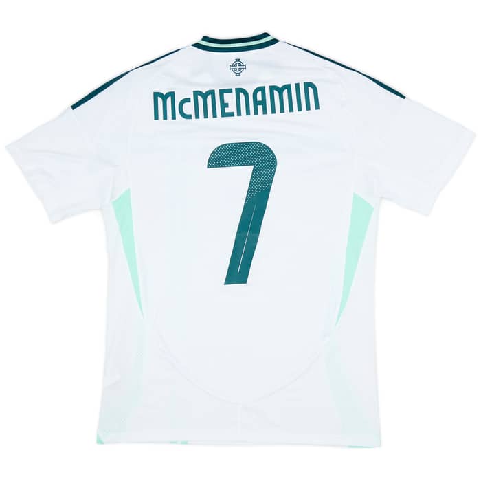 2024 Northern Ireland Match Issue Away Shirt McMenamin #7
