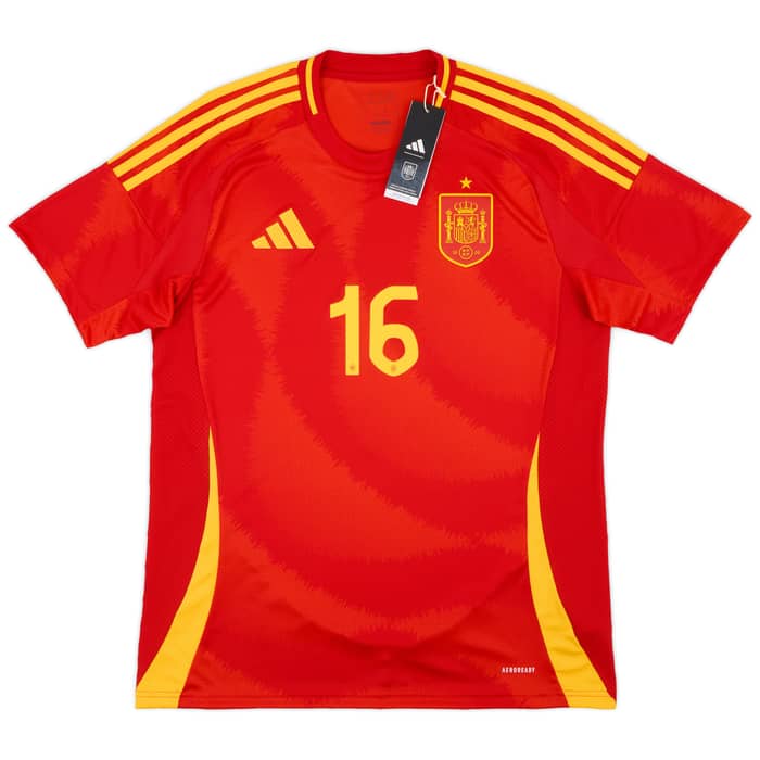 2024-25 Spain Home Shirt Rodrigo #16