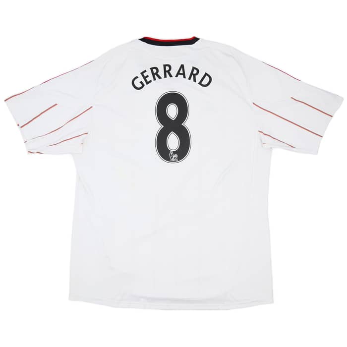 2010-11 Liverpool Away Shirt Gerrard #8 - 6/10 - (XXL)