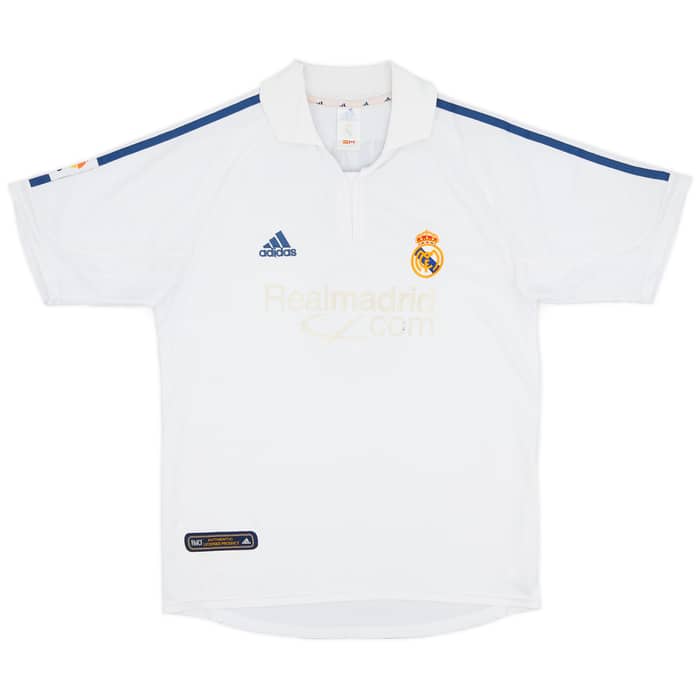 2001 Real Madrid Home Shirt Zidane #5 - 4/10 - (M)