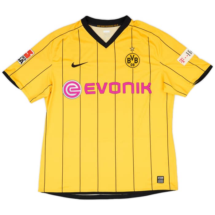 2008-09 Borussia Dortmund Match Issue Home Shirt Kullmann #39