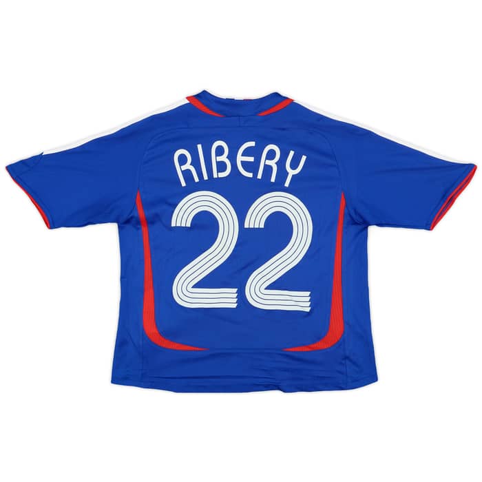 2006-07 France Home Shirt Ribery #22 - 8/10 - (7-8 Years)
