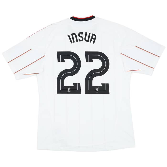 2010-11 Liverpool Away Shirt Insua #22 (L)