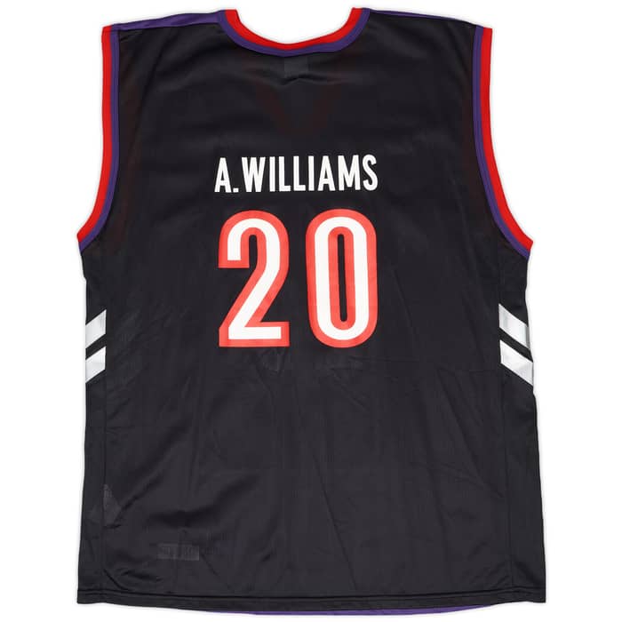 1999-02 Toronto Raptors A. Williams #20 Champion Away Jersey - 9/10 - (M)