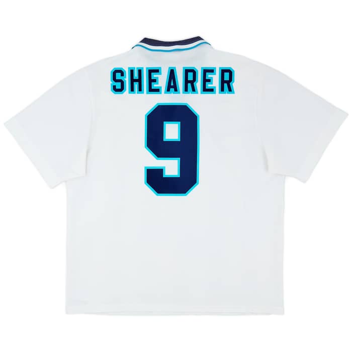 1995-97 England Home Shirt Shearer #9 - 5/10 - (XXL)
