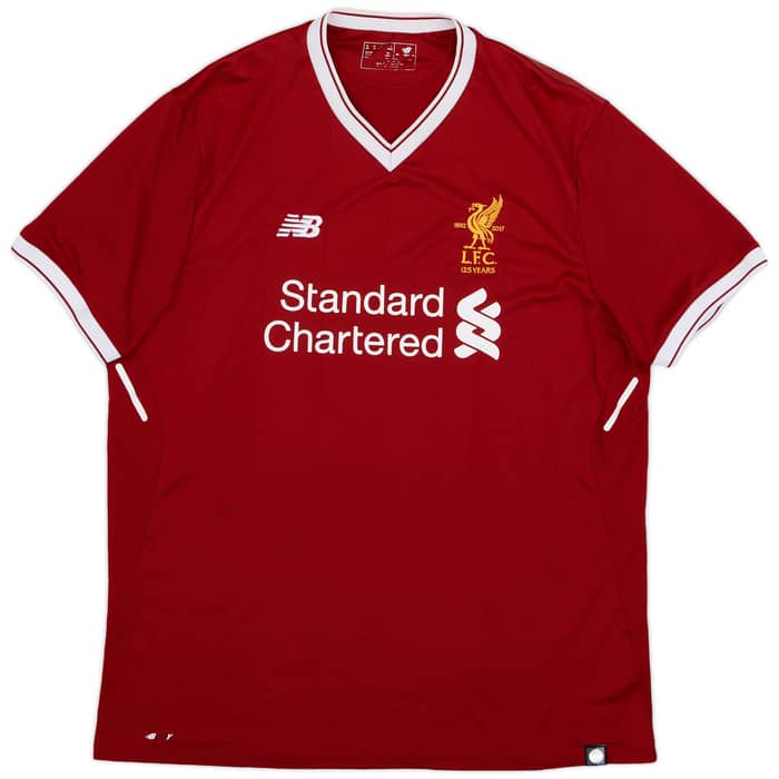 2017-18 Liverpool 125 Years Home Shirt Firmino #9 - 7/10 - (XL)