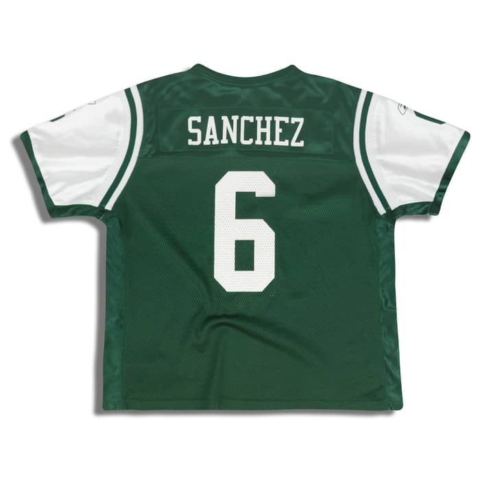 2009-11 New York Jets Sanchez #6 Reebok On Field Jersey (Home) Womens (XL)