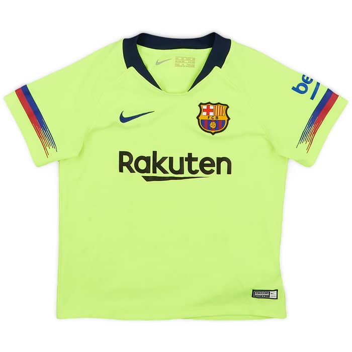 2018-19 Barcelona Away Shirt - 6/10 - (3-4 Years)
