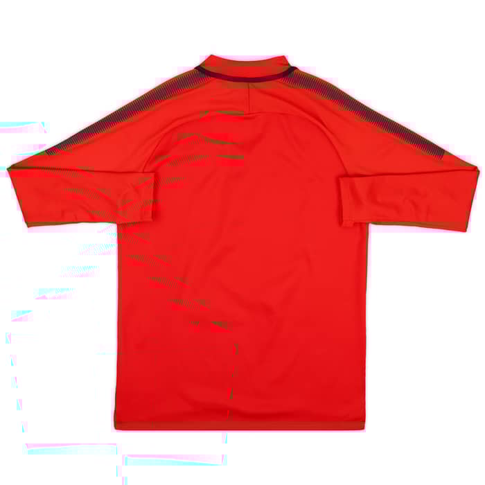 2017-18 Atletico Madrid Nike 1/4 Zip Training Top (L)