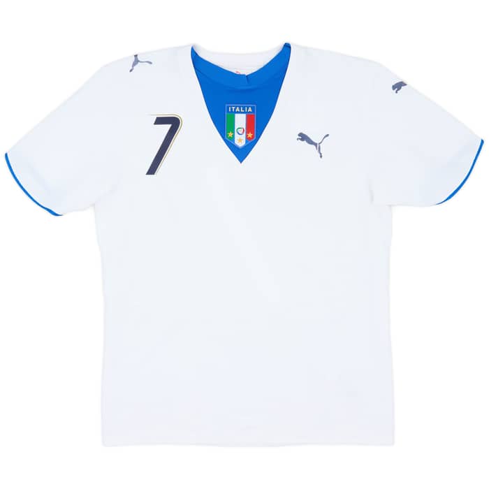 2006 Italy Away Shirt Del Piero #7 - 6/10 - (M)