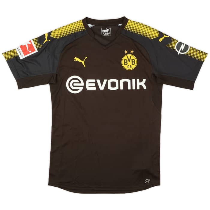 2017-18 Borussia Dortmund Away Authentic Shirt Durm #37 - 10/10 - (M)