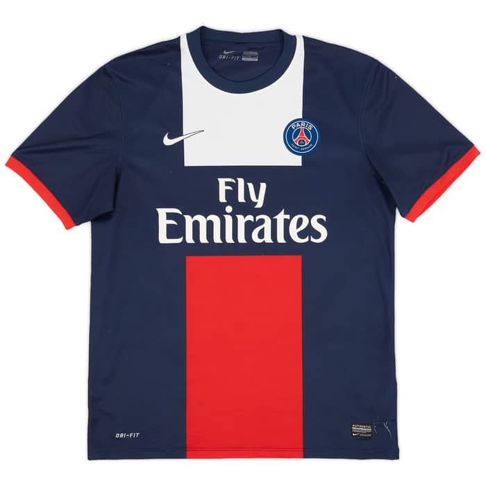 2013-14 Paris Saint-Germain Home Shirt Beckham #23 - 7/10 - (L)