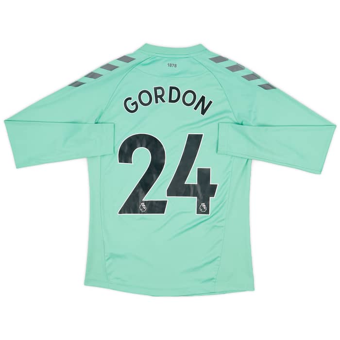 2020-21 Everton L/S Third Shirt Gordon #24 - 9/10 - (S)