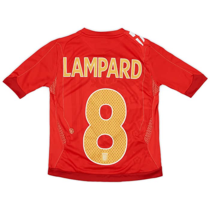 2006-08 England Away Shirt Lampard #8 (6-7 Years)