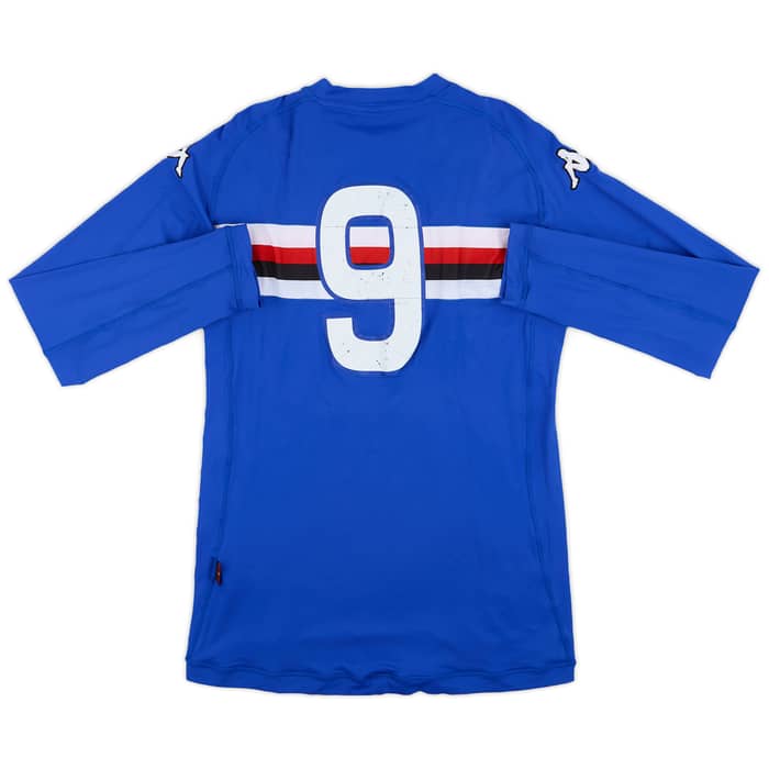 2011-12 Sampdoria Home L/S Shirt #9 - 5/10 - (XL)