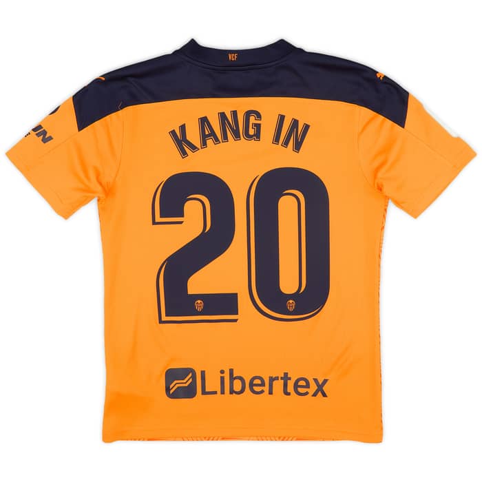 2020-21 Valencia Away Shirt Kang In #20 - 10/10 - (S)