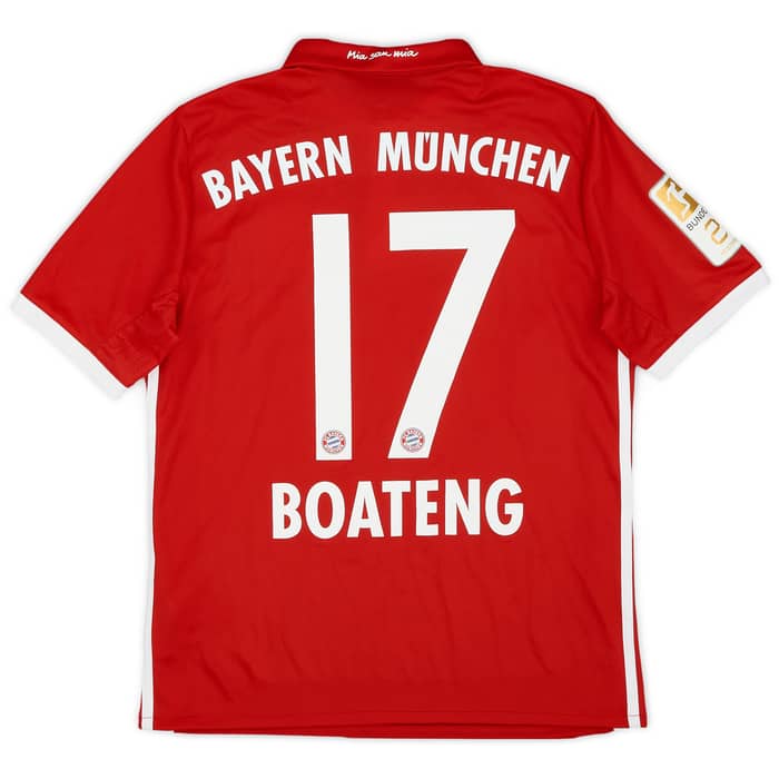 2016-17 Bayern Munich Home Shirt Boateng #17 - 9/10 - (L.Boys)