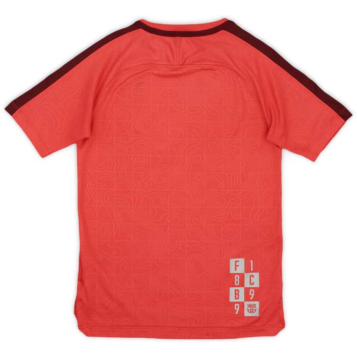 2018-19 Barcelona Nike Training Shirt - 9/10 - (S.Boys)