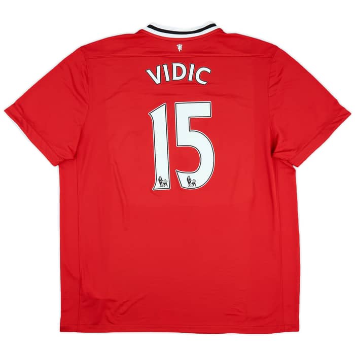 2011-12 Manchester United Home Shirt Vidic #15 - 8/10 - (XXL)