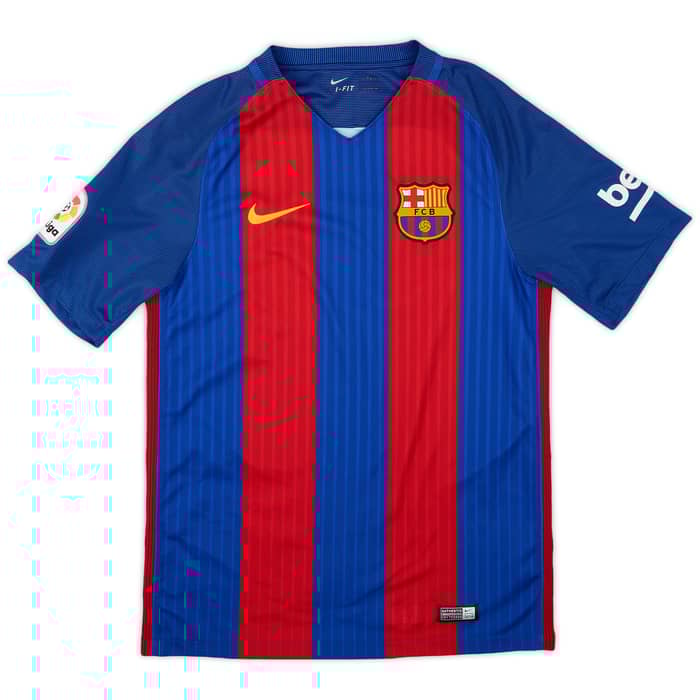 2016-17 Barcelona Home Shirt Messi #10 - 9/10 - (S)