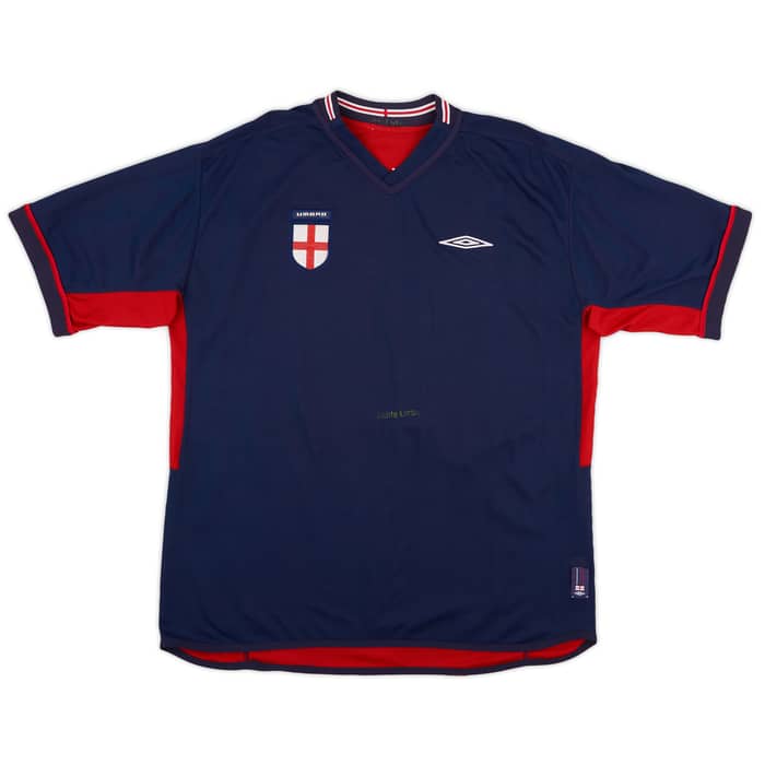 2002-04 England Away Shirt Heskey #11 - 7/10 - (XXL)