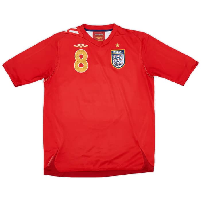 2006-08 England Away Shirt Lampard #8 - 8/10 - (XL.Boys)