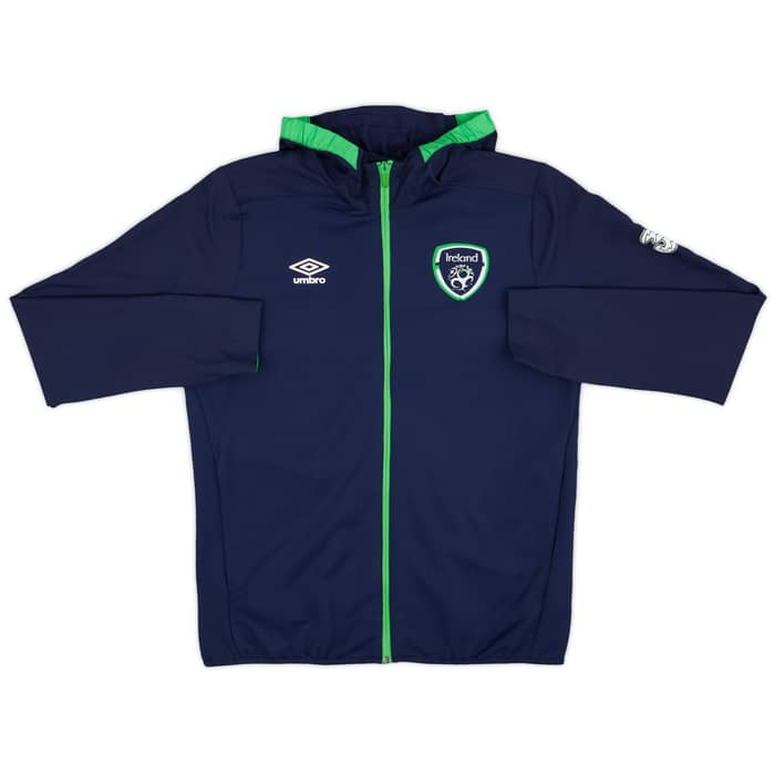 2016-17 Ireland Umbro Hooded Track Jacket - 9/10 - (L)