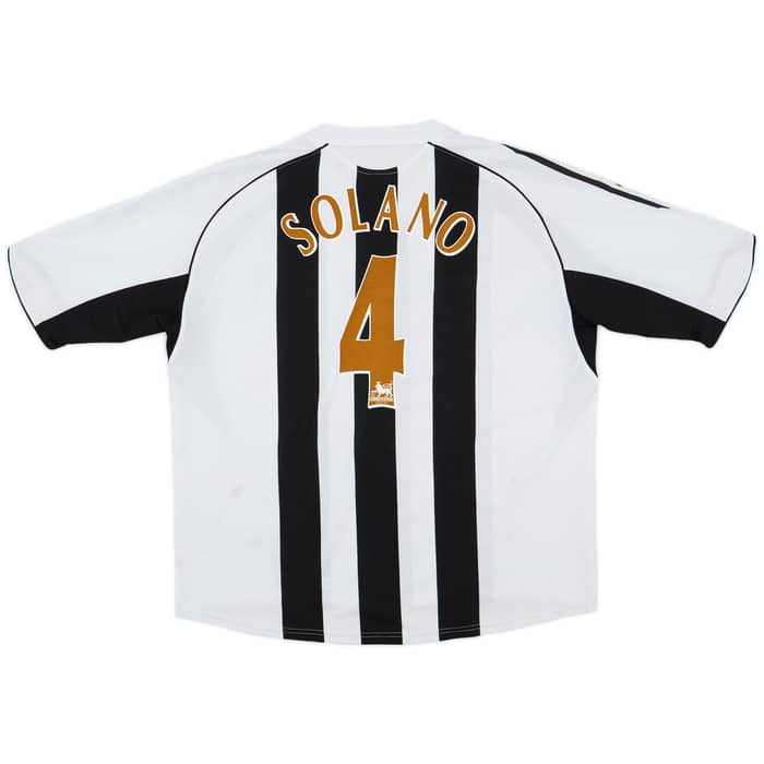 2005-07 Newcastle Home Shirt Solano #4 - 6/10 - (3XL)