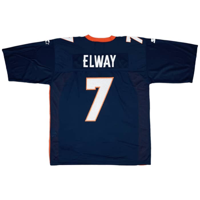 1997-98 Denver Broncos Elway #7 Starter Home Jersey - 9/10 - (XL)