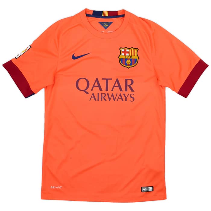2014-15 Barcelona Away Shirt Messi #10 - 6/10 - (S)