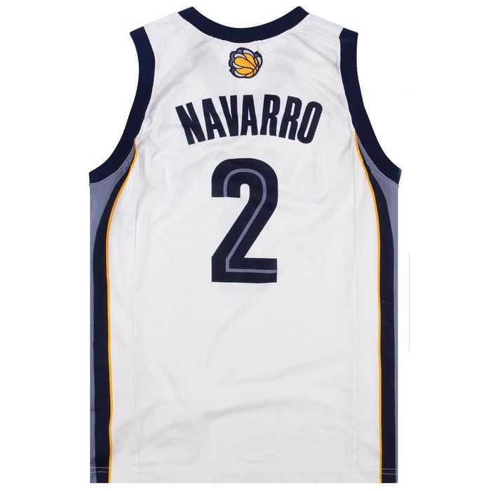 2007-08 Memphis Grizzlies Navarro #2 Champion Jersey (Home) S