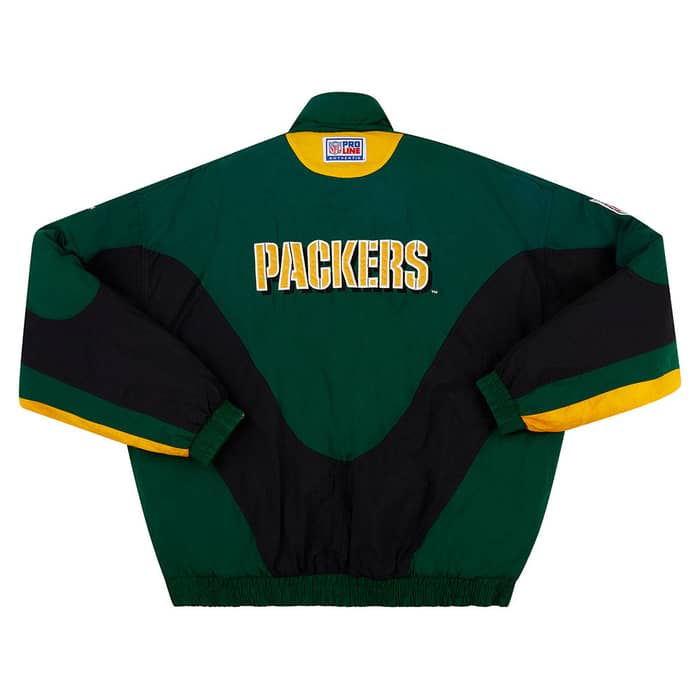 1990s Green Bay Packers Reebok Rain Coat XXL
