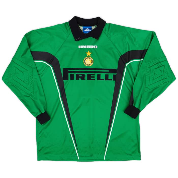 1996-97 Inter Milan GK Shirt Pagliuga #1 - 6/10 - (XL)