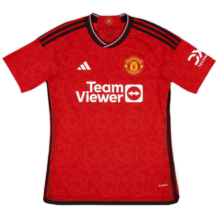 2023-24 Manchester United Home Shirt Mainoo #37 - 10/10 - (M)