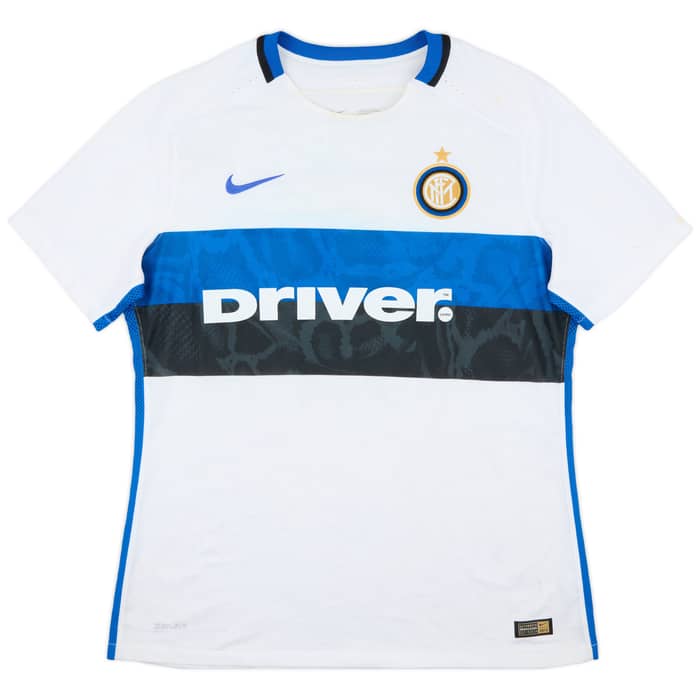 2015-16 Inter Milan Player Issue Away Shirt Montoya #14 - 5/10 - (XL)